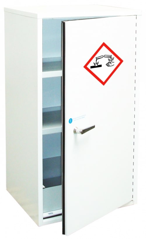 Armoire de sécurité 10m de résistance au feu - Moyenne 1 porte - produits corrosifs